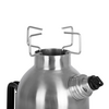 Petromax Feuerkanne aus Edelstahl mit 1,5 Liter Volumen und Kochaufsatz