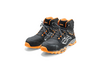 Stihl Sicherheitsstiefel Worker S3 in Schwarz und Orange auf weißem Hintergrund