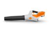 STIHL BGA 50 Blasgerät in Weiß und Orange mit abnehmbarem schwarzen Blasrohr
