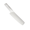 Deluxe Gemüsemesser mit Edelstahlklinge und schwarzem Griff auf grünem Hintergrund