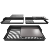 Weber CRAFTED BBQ System mit glasiertem Grillstein und verschiedenen Grillrosten
