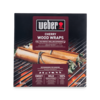 Weber Cherry Wood Wraps Verpackung mit Produktinformationen und Holzplättchen