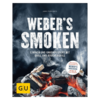 Cover von Weber's Smoken mit glühenden Kohlen und Rauch