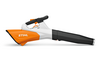 Stihl BGA 200 Akku-Laubbläser in Weiß und Orange isoliert dargestellt