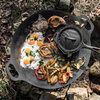 Petromax Grill- und Feuerschale fs48 mit Essen im Freien
