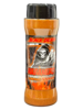 Transparenter Gewürzstreuer mit 'Black Death Habanero' Chili-Pulver und gruseligem Skelett-Design
