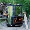 Petromax Raketenofen rf33 in Betrieb in natürlicher Umgebung