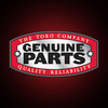 Logo von Toro Genuine Parts mit Schriftzug auf dunkelrotem Hintergrund