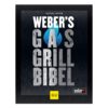 Cover von Weber's Gasgrill-Bibel von Manuel Weyer mit blauem Tropfen und Logos