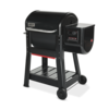 Weber Smoque Pelletsmoker mit robustem Ablageboden für zusätzlichen Stauraum