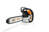 Stihl Spielzeug-Säge in Orange und Schwarz mit beweglicher Kette