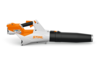 STIHL BGA 60 Akku-Laubbläser in Orange und Weiß auf weißem Hintergrund
