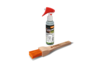 STIHL VarioClean Eco Reiniger und Reinigungspinsel auf weißem Hintergrund