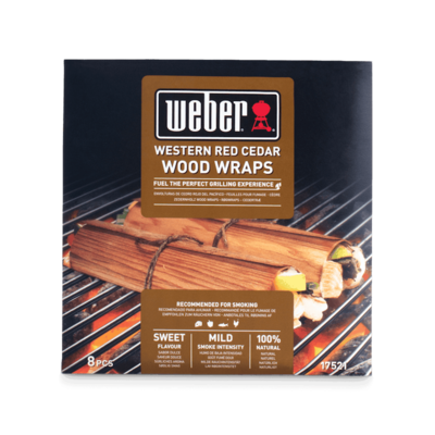 Weber Wood Wraps - Zedernholz (8 Stück)