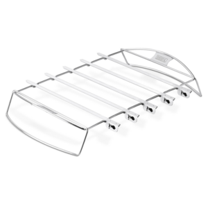 Weber Schaschlik-Set, 5 Spieße mit Gestell aus Edelstahl