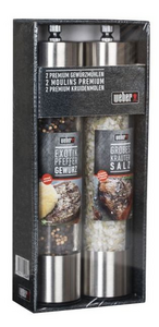 Weber Medium Gewürzm.-Set Exotik Pfeffer+Grobes Kräuter-Salz
