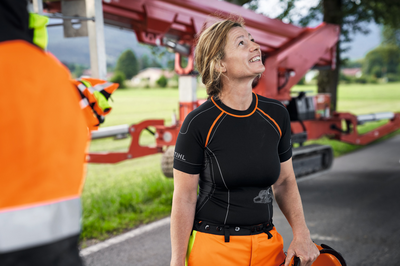STIHL T-Shirt ADVANCE Kurzarm Gr M