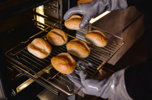 HeatPro Gloves - Grillhandschuhe aus Silikon - grau in Größe