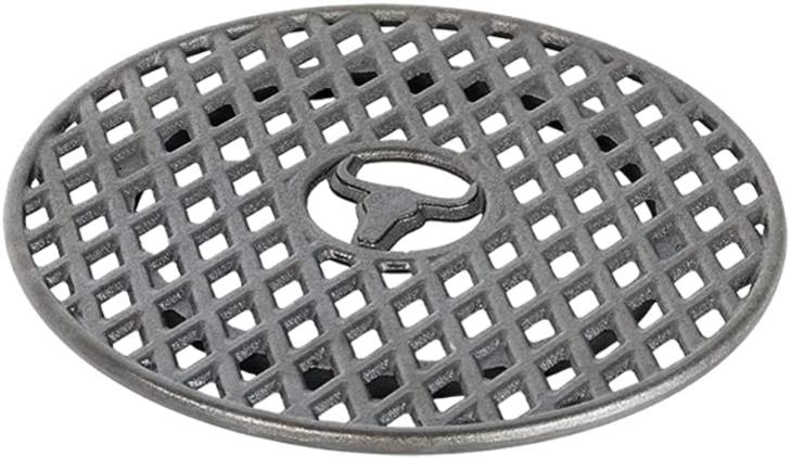 Gusseiserner Sizzle Rost mit Stier-Design für Moesta-BBQ Disk