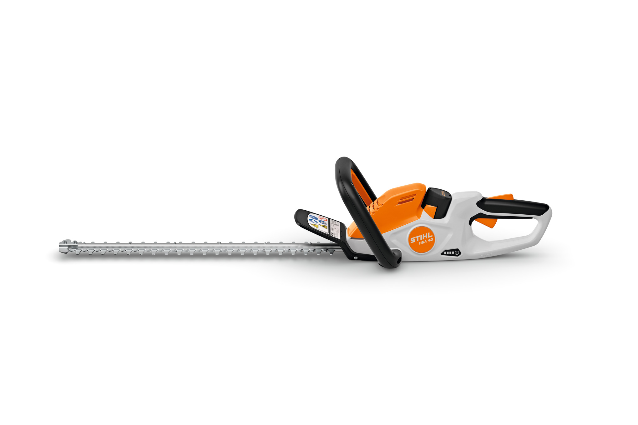 STIHL HSA 40 Akku-Heckenschere auf weißem Hintergrund
