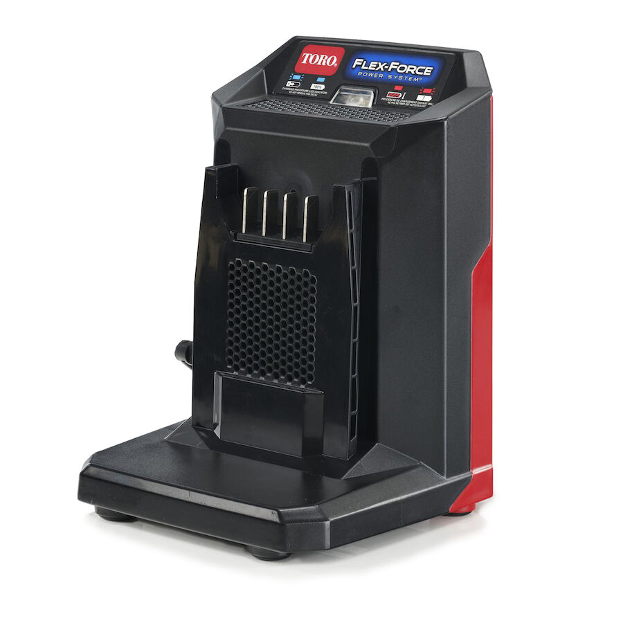 Toro 81802 Ladegerät 2A in Schwarz und Rot für Flex-Force Power System