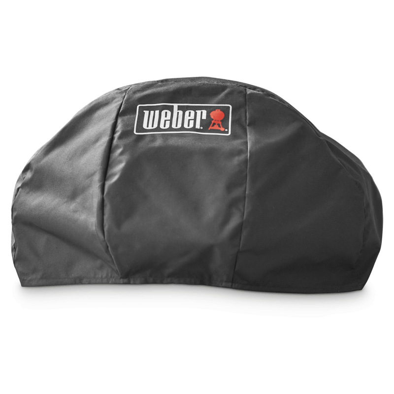 Weber Premium Abdeckhaube für Pulse 1000 Grill in Schwarz mit rotem Logo