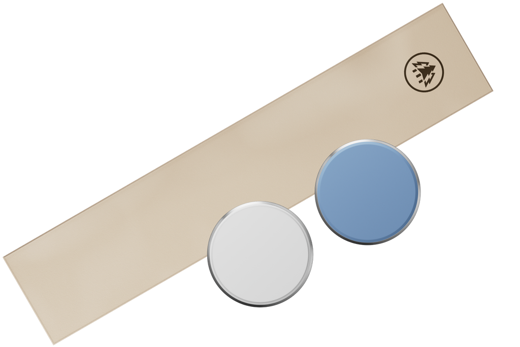 HORL 3 Premium Schärfe Paket mit zwei Schleifsteinen und einem Lederstreifen