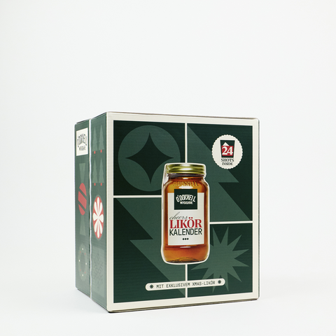 O'Donnell Likör Adventskalender 2026 mit 24 Micro Shots in festlichem Design