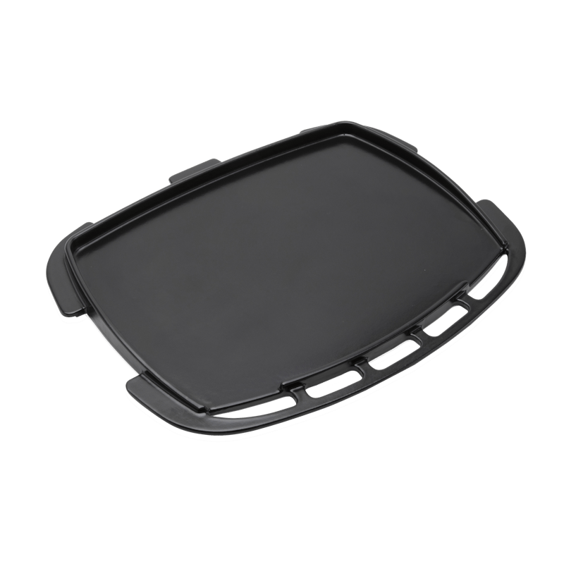 Schwarze porzellanemaillierte Gusseisen-Grillplatte für Weber Q 2000N-Serie