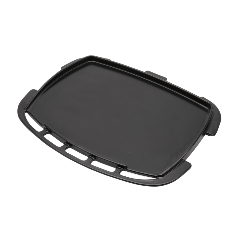 Schwarze porzellanemaillierte Gusseisen-Grillplatte für Weber Q3000N-Serie