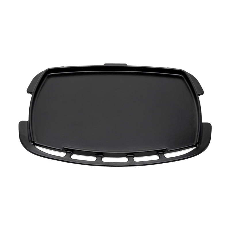Schwarze porzellanemaillierte Gusseisen-Grillplatte für Weber Q3000N-Serie