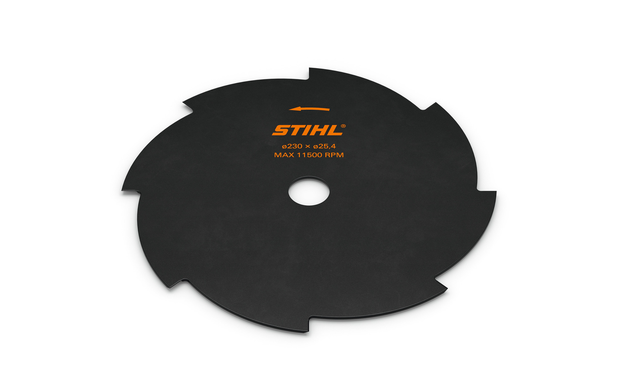 STIHL GrassCut Grasschneideblatt 230-8 auf weißem Hintergrund