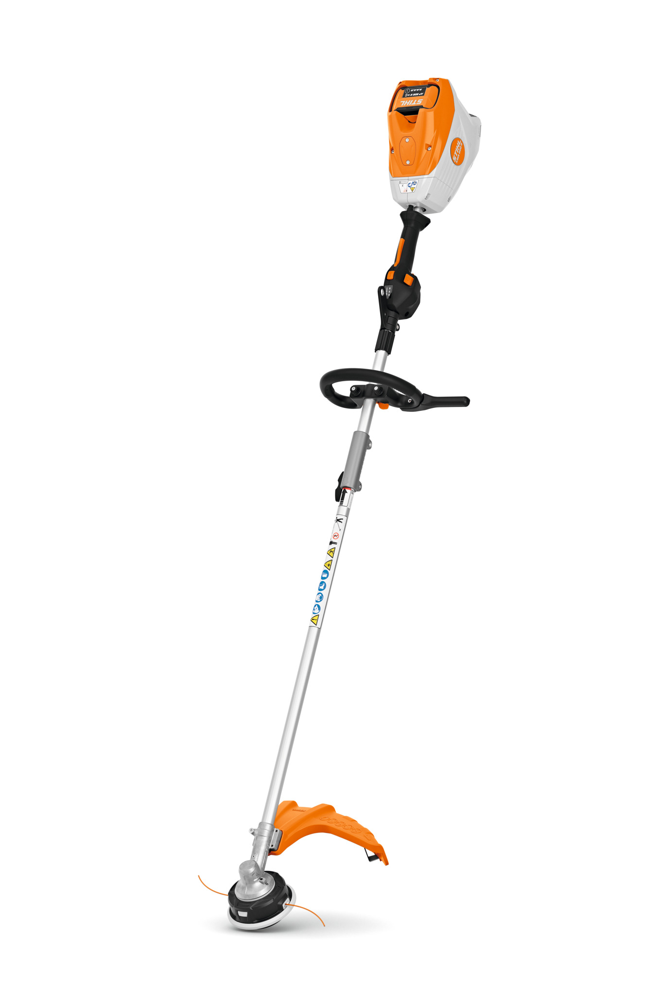 STIHL KMA 200 R Akku-KombiMotor mit Motorsense in Orange und Weiß