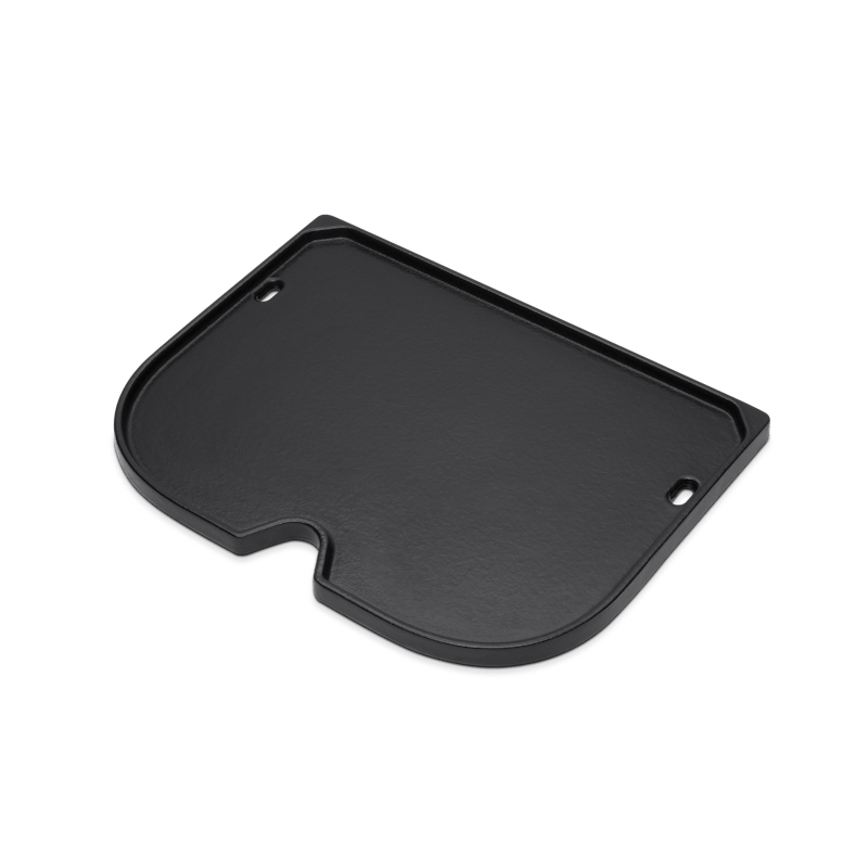Schwarze Weber Grillplatte aus Gusseisen für Lumin Compact Elektrogrill