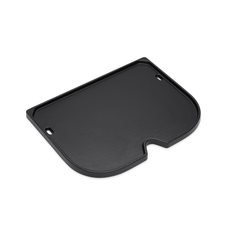 Schwarze Weber Grillplatte aus Gusseisen für Lumin Compact Elektrogrill