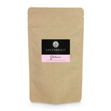 Brown paper packaging of Ankerkraut Glühwein spice mix with black and pink label