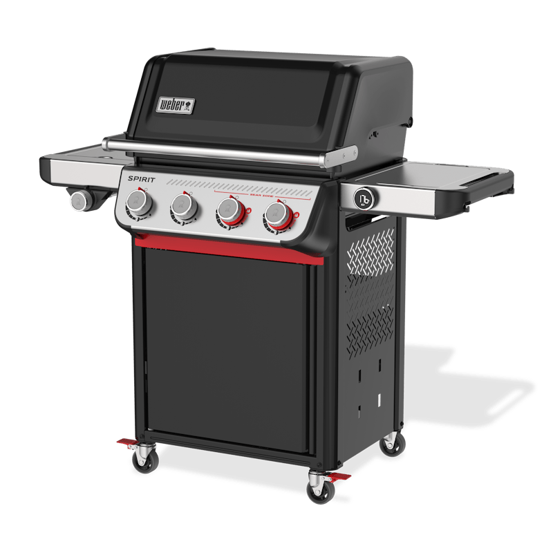 Weber SPIRIT EP-435 GBS Gasgrill in Schwarz mit vier Brennern und Seitenbrenner