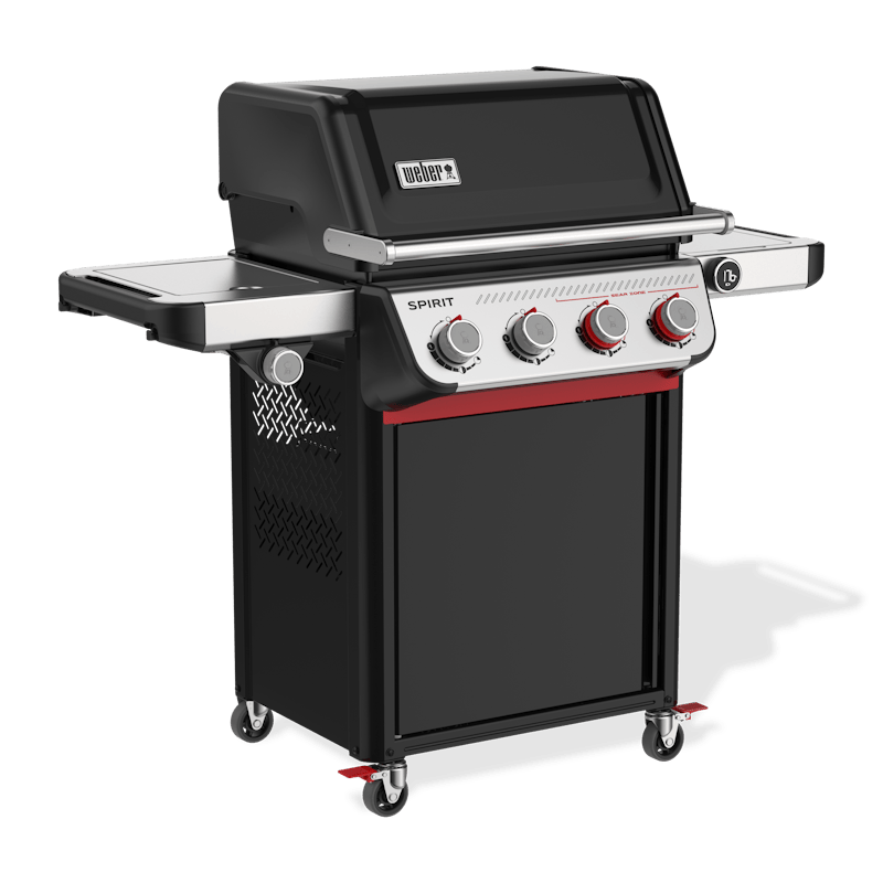Weber SPIRIT EP-435 GBS Gasgrill in Schwarz mit vier Brennern und Seitenbrenner