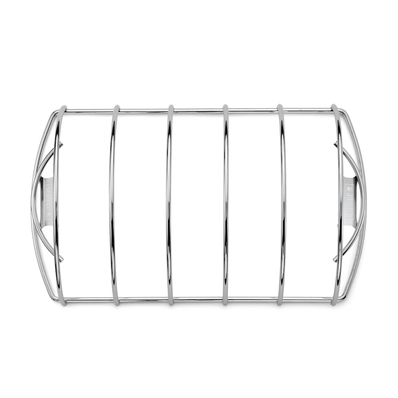 Weber Spare-Rib-Halter aus Metall für effizientes gleichmäßiges Grillen