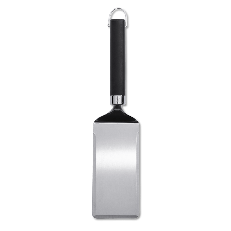 Weber Planchawender mit abgeschrägter Metallfläche und ergonomischem Griff