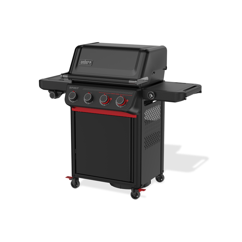 Weber SPIRIT EP-435R Gasgrill Stealth Edition mit vier Brennern und Seitenbrenner