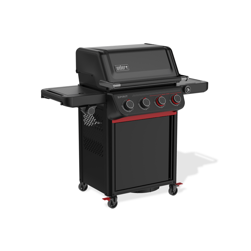 Weber SPIRIT EP-435R Gasgrill Stealth Edition mit vier Brennern und Seitenbrenner