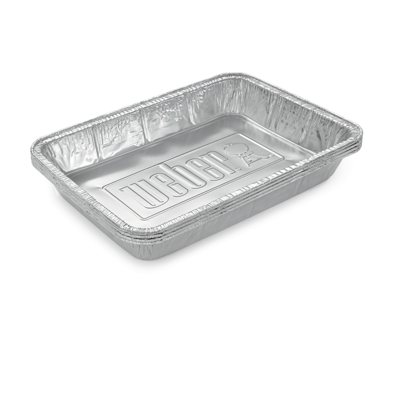 Weber Wet-Smoke-Kit, Aluminiumschale für Grillaroma-Optimierung
