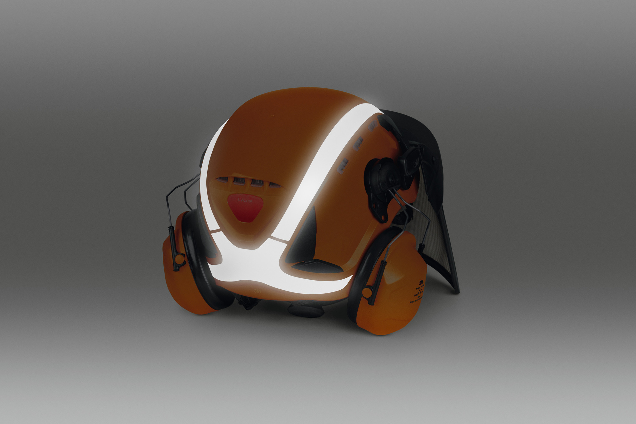 Stihl Helmset ADVANCE X-Climb in Orange mit Gehörschutz und Reflexstreifen
