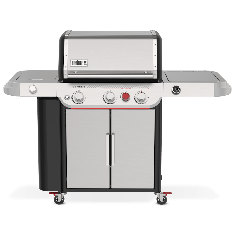 Weber GENESIS SP-335W GBS Gasgrill in Edelstahl mit drei Brennern und Seitenbrenner