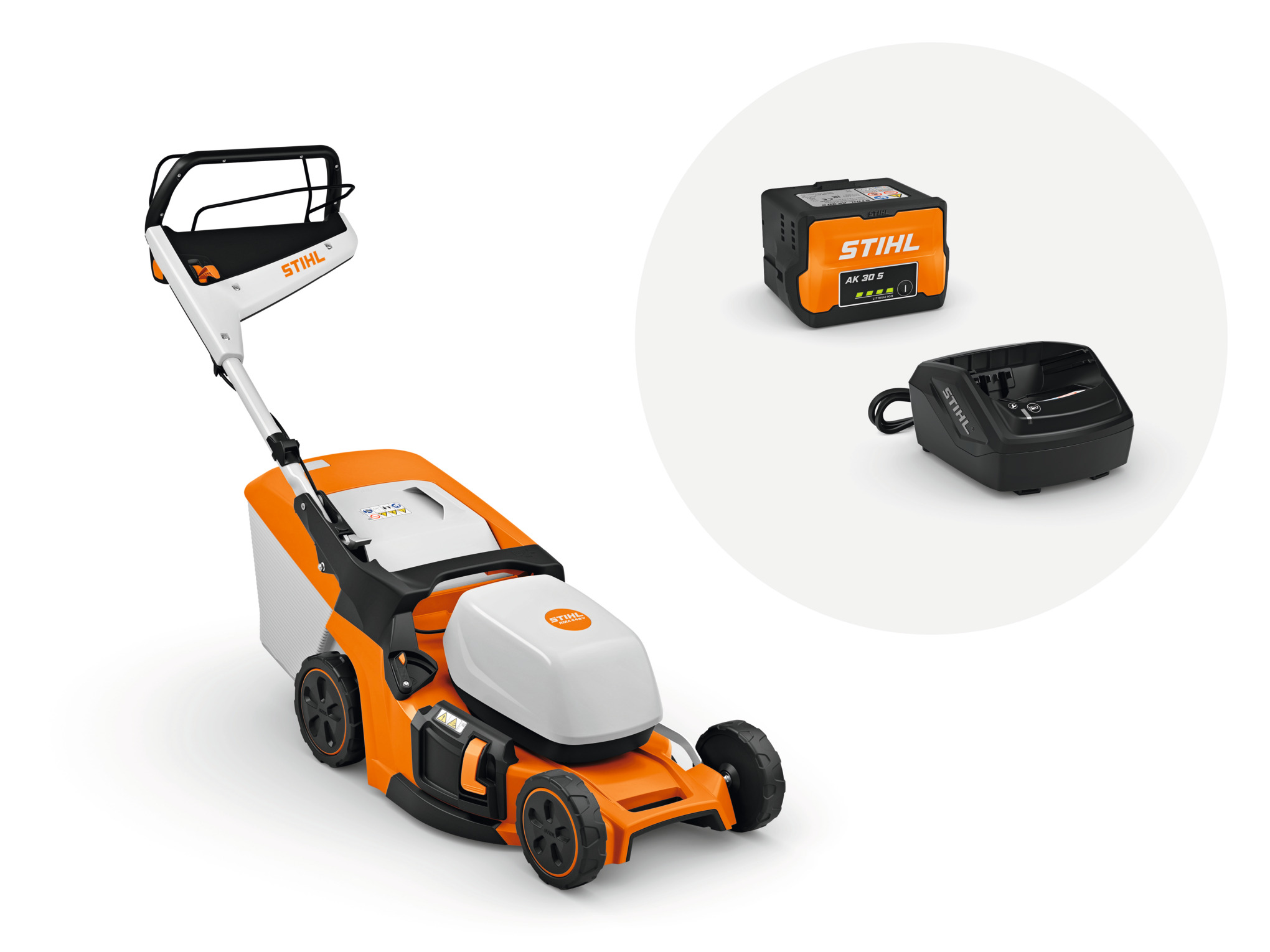 Stihl RMA 448 V Akku-Rasenmäher mit AK 30 S Akku und AL 101 Ladegerät