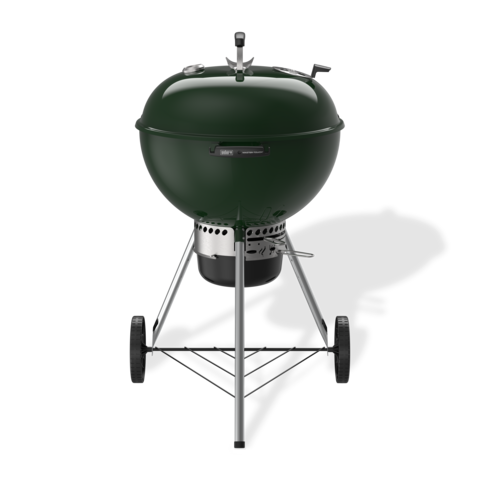 Weber Master-Touch GBS C-5755 Holzkohlegrill in Racing Green mit Thermometer und GBS-Grillrost