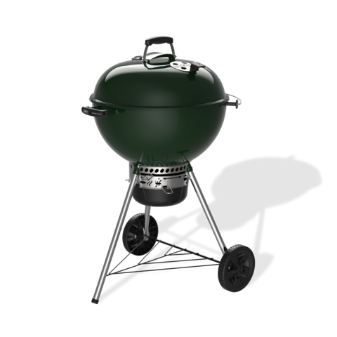 Weber Master-Touch GBS C-5755 Holzkohlegrill in Racing Green mit geschlossenem Deckel und integriertem Thermometer