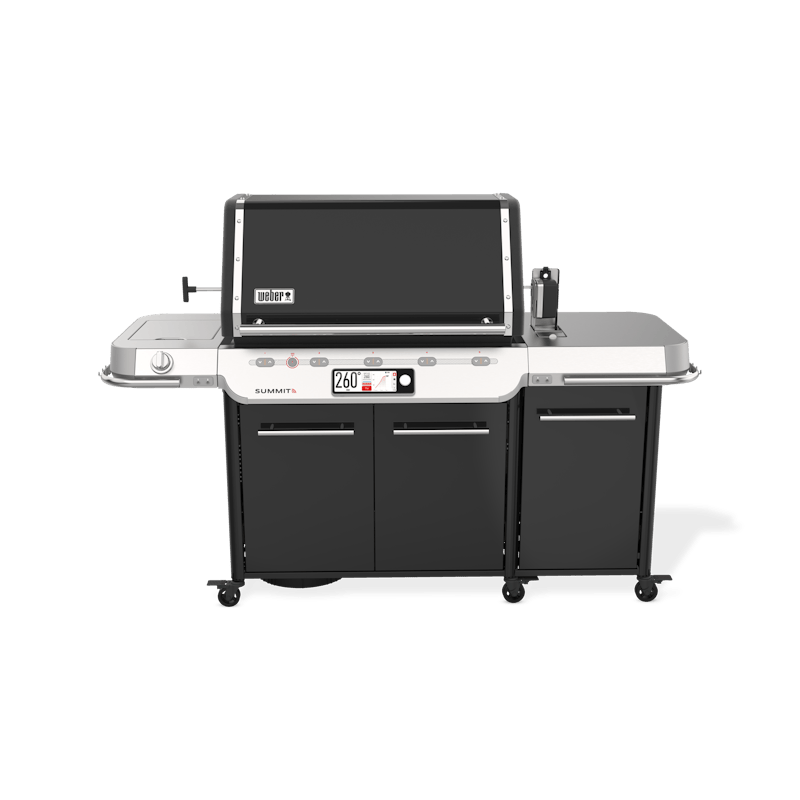 Weber Summit FS38X E Smart Grill in Schwarz mit Touchscreen und Temperaturanzeige