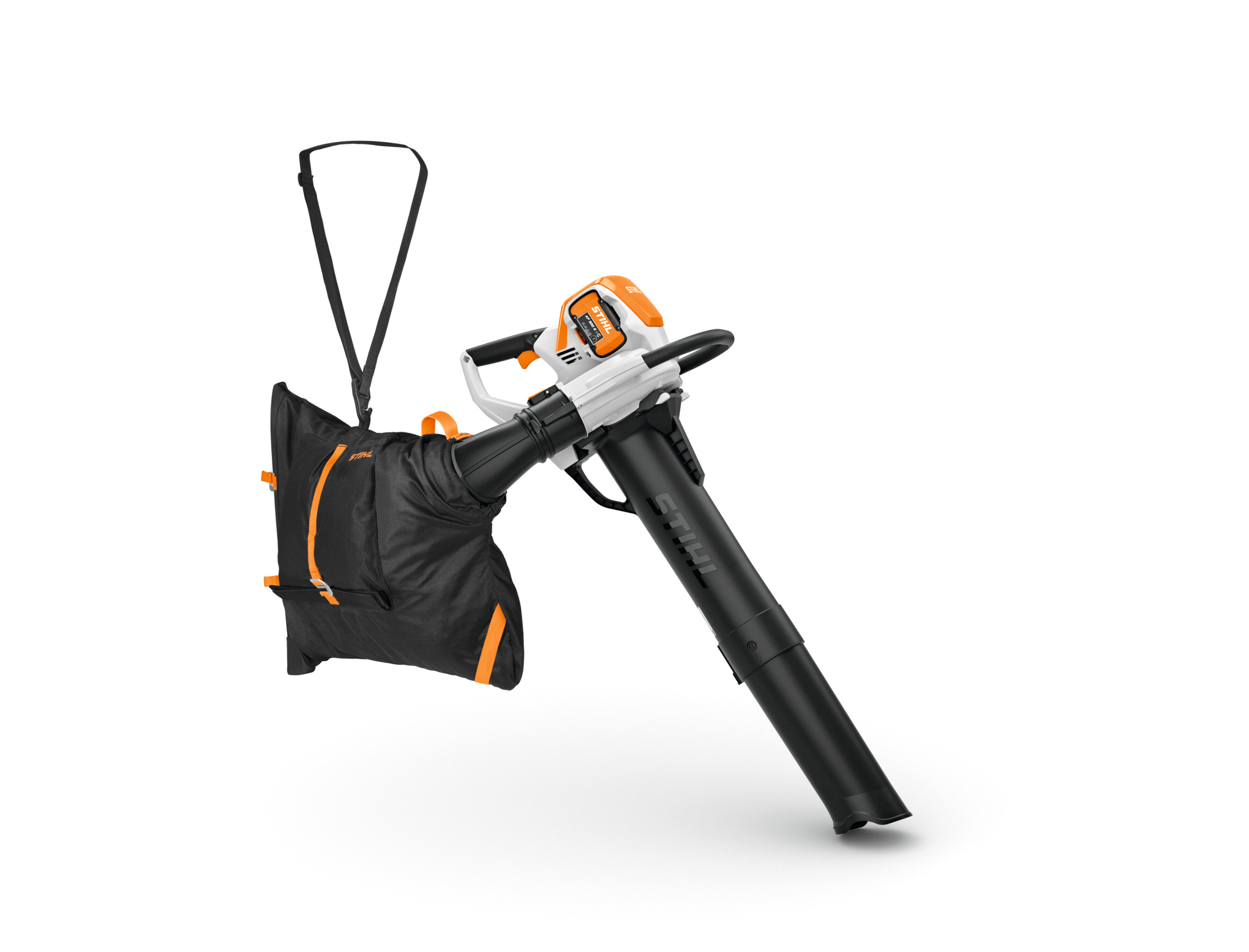 STIHL SHA 140 Akku-Saughäcksler auf weißem Hintergrund